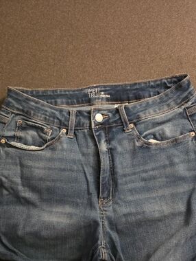 Time and Tru High-Rise Faded Blue Stretch Jeans